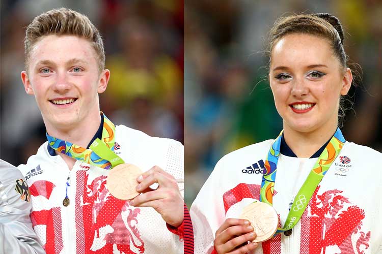 Historic Olympic bronze for Nile Wilson and Amy Tinkler