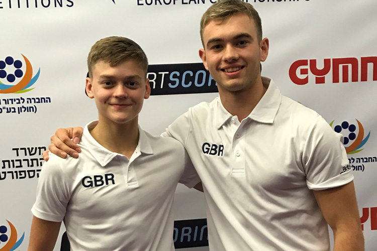 Upcott & Tate win gold as British gymnasts secure 13 medals at Acrobatic Europeans