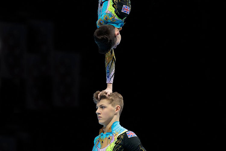 World class performances from Britain’s junior acrobatic gymnasts in Belgium