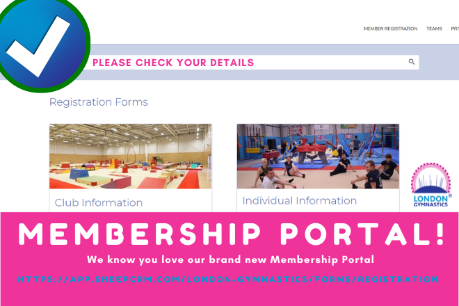 Membership Portal Reminder