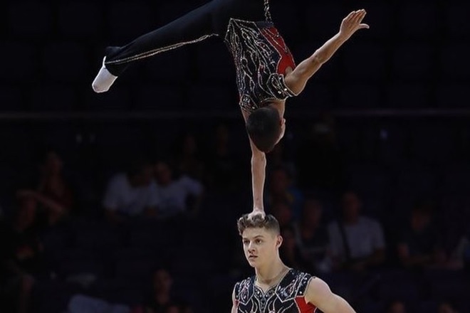 Gold for Heathrow’s Acrobatic Men's Pair at the Portugal World Cup