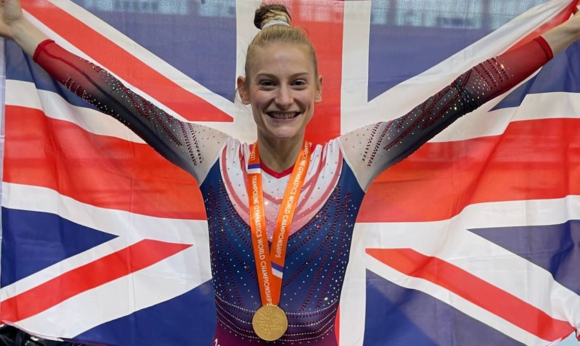 Bryony Page crowned trampoline world champion